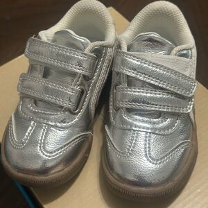 Cat & Jack Silver Kids Sneakers